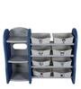 Plums Plastic Toy Organizer in Blue Colour