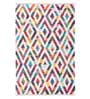 Multi Geometric Hand Woven 6 Ft X 4 Ft  Dhurrie