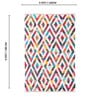 Multi Geometric Hand Woven 6 Ft X 4 Ft  Dhurrie