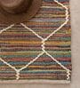 Multi Geometric Hand Woven 6 Ft X 4 Ft  Dhurrie