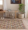 Multi Geometric Hand Woven 6 Ft X 4 Ft  Dhurrie