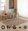 Multi Geometric Hand Woven 6 Ft X 4 Ft  Dhurrie