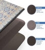 Multicolor Geometric Microfibre 30x18 Inches Anti Skid Door Mat