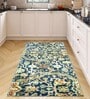 Multicolor Abstract Nylon 3 X 5 Feet Machine Made Carpet