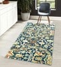 Multicolor Abstract Nylon 3 X 5 Feet Machine Made Carpet