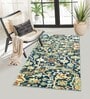 Multicolor Abstract Nylon 3 X 5 Feet Machine Made Carpet