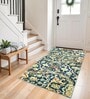 Multicolor Abstract Nylon 3 X 5 Feet Machine Made Carpet