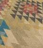 Multi Jute Cotton Geometrical 2x8 Feet Printed Carpet