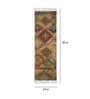 Multi Jute Cotton Geometrical 2x8 Feet Printed Carpet