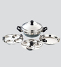 Multi Kadhai Stainless Steel Idli Cooker 2 Plates (2*4 Idlis )