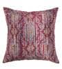 Multicolor Textured Polyester 16 x 16 Inches Cushion Cover