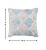 Multi Polyester Geometric 18x18 inches Cushion Covers Set of 3