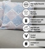 Multi Polyester Geometric 20x20 inches Cushion Covers Set of 5