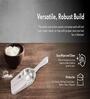 Multi-Purpose Food & Ice Stainless Steel Scoop (Silver)