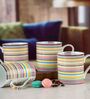 Contemporary Stoneware Coffee Mug (Set of 4)