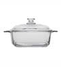Serene Glass Casserole with Lid