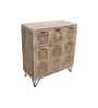 Mirin Solid Wood Chest of Drawers in Oak Finish