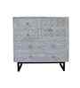Zenith Solid Wood Chest of Drawers in Grey Finish