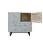Zenith Solid Wood Chest of Drawers in Grey Finish