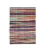 Multi Striped Hand Woven 3 Ft X 2 Ft Dhurrie