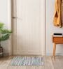 Multi Striped Hand Woven 3 Ft X 2 Ft Dhurrie