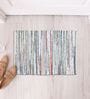 Multi Striped Hand Woven 3 Ft X 2 Ft Dhurrie