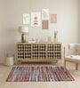 Multi Striped Hand Woven 6 Ft X 4 Ft  Dhurrie