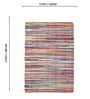 Multi Striped Hand Woven 6 Ft X 4 Ft  Dhurrie