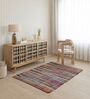 Multi Striped Hand Woven 6 Ft X 4 Ft  Dhurrie