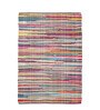 Multi Striped Hand Woven 6 Ft X 4 Ft  Dhurrie