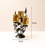 Black Metal 3 Votive Tea Light Holder