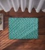 Teal Polypropylene 16X24 Inches Anti-Skid Bath Mat