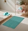 Teal Polypropylene 16X24 Inches Anti-Skid Bath Mat