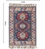 Multi Traditional Hand Woven 3 Ft X 2 Ft Dhurrie