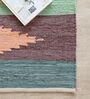 Multi Traditional Hand Woven 6 Ft X 4 Ft  Dhurrie