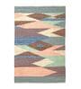 Multi Traditional Hand Woven 6 Ft X 4 Ft  Dhurrie