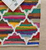 Multi Traditional Hand Woven 6 Ft X 4 Ft  Dhurrie