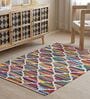 Multi Traditional Hand Woven 6 Ft X 4 Ft  Dhurrie