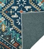 Multi Traditional Polyester 24x24 Inches Skid-Resistant Backing Prayer Mats (Pack of 1)