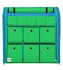 Mulberry Fabric Kids Storage Cabinet in Blue & Green Colour
