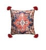 Multicolor Traditional Velvet 16 x 16 Inches Cushion Cover