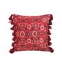 Red Traditional Velvet 16 x 16 Inches Cushion Covers (Pack of 2)