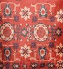 Red Traditional Velvet 16 x 16 Inches Cushion Cover