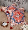 Multicolor Traditional Velvet 16 x 16 Inches Tasseled Cushion Covers (Set of 2)