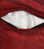 Red Traditional Velvet 16 x 16 Inch Cushion Covers (Set of 2)