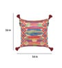Multicolor Traditional Velvet 16 x 16 Inch Cushion Covers (Set of 5)