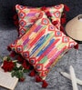 Multicolor Traditional Velvet 16 x 16 Inch Cushion Covers (Set of 2)