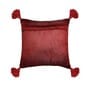 Multicolor Floral Velvet 16 x 16 Inches Cushion Cover