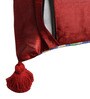 Multicolor Floral Velvet 16 x 16 Inches Cushion Cover