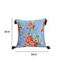 Multicolor Floral Velvet 16 x 16 Inch Cushion Covers (Set of 2)